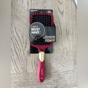 Conair Velvet Touch Hair Brush in Red